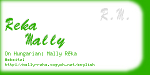 reka mally business card